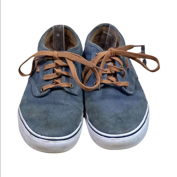 Vans Chambray Chima Ferguson Washed Out Low Top Sneakers - Picture 11 of 16